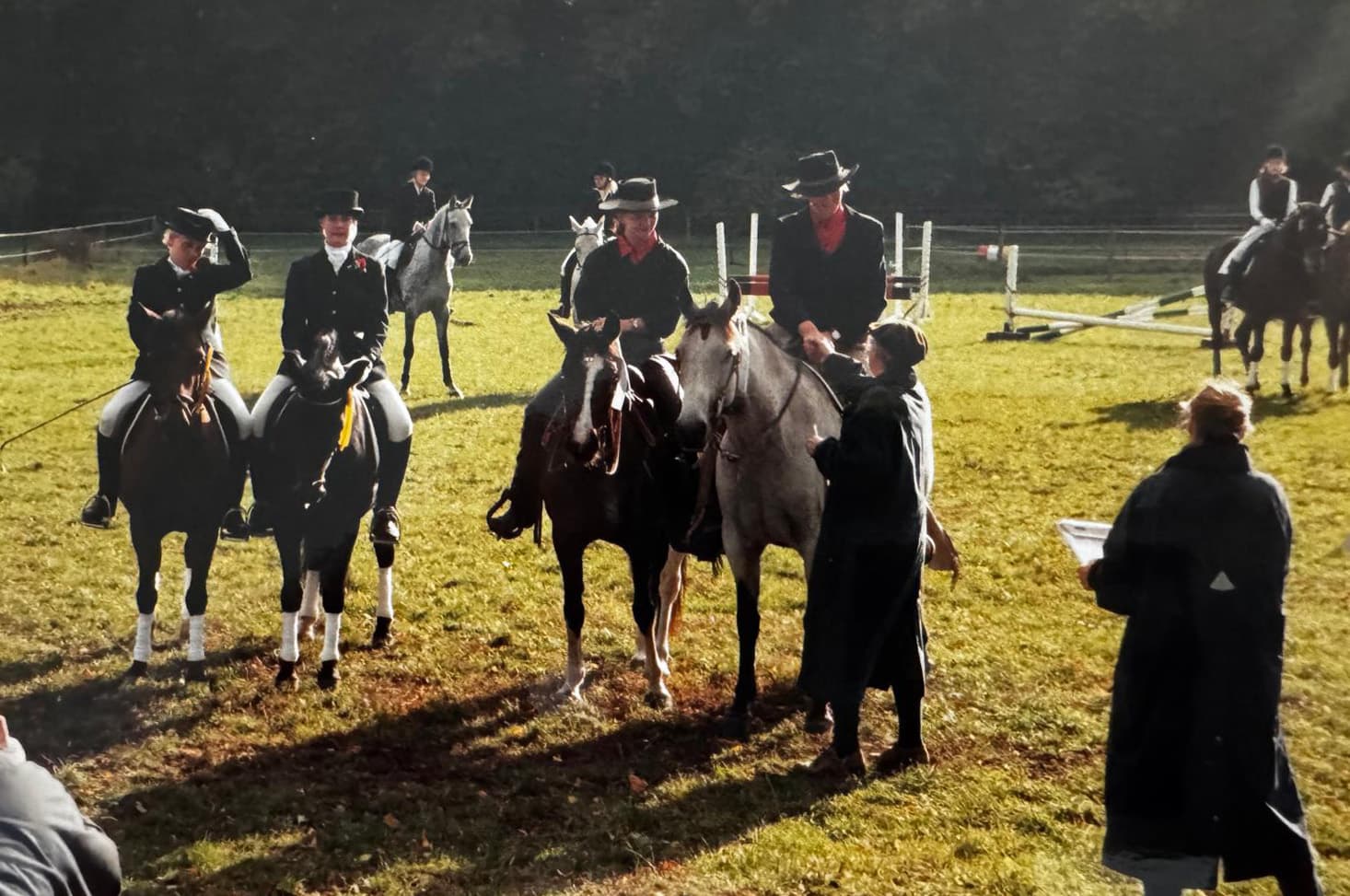 Vorführung und Ehrung bei einer Veranstaltung auf Gut Silk
